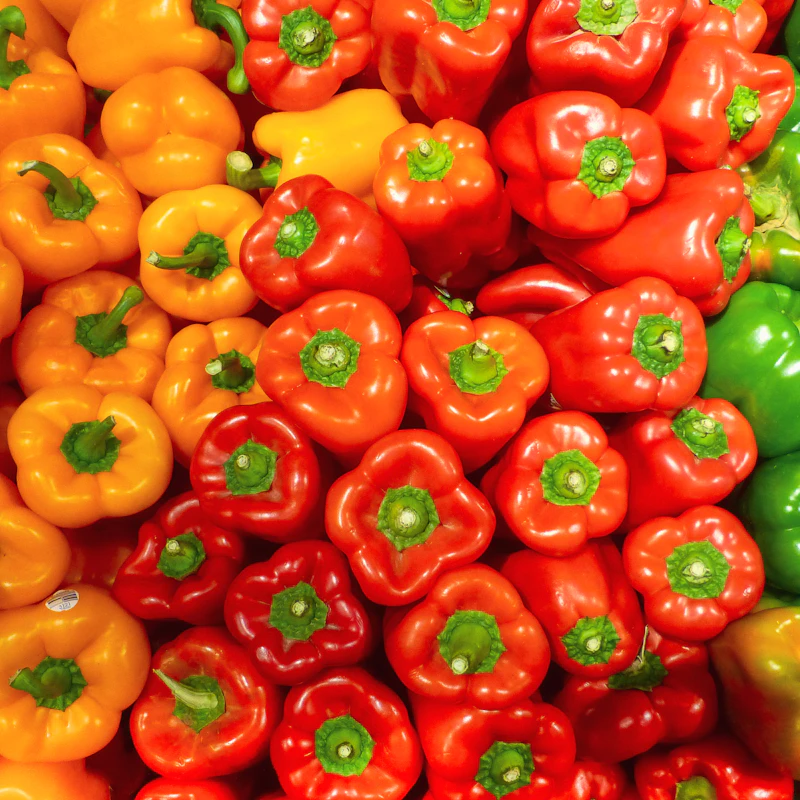 Sweet Bell Pepper Trio β Fresh Produce at Mega Sale